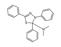 2,3-Dihydro-N,N-dimethyl-2,3,5-triphenyl-1,3,4-thiadiazol-2-amine Structure