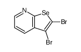 2,3-Dibromoselenolo[2,3-b]pyridine结构式