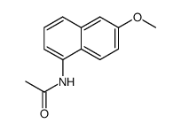 N-(6-methoxy-[1]naphthyl)-acetamide结构式