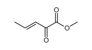 (E)-methyl 2-oxopent-3-enoate结构式