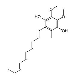 2-deca-1,3,5,7-tetraenyl-5,6-dimethoxy-3-methylbenzene-1,4-diol Structure