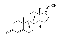 androst-4-ene-3,17-dione-17-oxime Structure