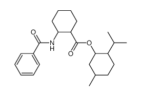 2-Benzoylamino-cyclohexanecarboxylic acid 2-isopropyl-5-methyl-cyclohexyl ester结构式