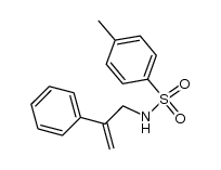 4-methyl-N-(2-phenyl-allyl)-benzenesulfonamide Structure