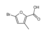 5-溴-3-甲基呋喃-2-甲酸结构式