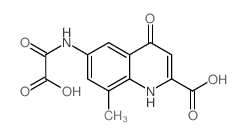 8-methyl-6-(oxaloamino)-4-oxo-1H-quinoline-2-carboxylic acid Structure