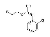 2-fluoroethyl N-(2-chlorophenyl)carbamate Structure