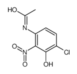 N-(4-chloro-3-hydroxy-2-nitrophenyl)acetamide结构式