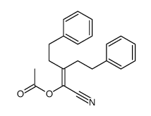 [1-cyano-4-phenyl-2-(2-phenylethyl)but-1-enyl] acetate结构式