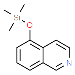 Isoquinoline, 5-[(trimethylsilyl)oxy]- (9CI)结构式