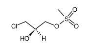 (R)-3-mesyloxy-2-hydroxy-1-chloropropane结构式