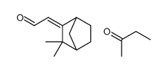 butan-2-one,(2E)-2-(3,3-dimethyl-2-bicyclo[2.2.1]heptanylidene)acetaldehyde结构式