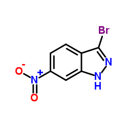 3-Bromo-6-nitro indazole Structure