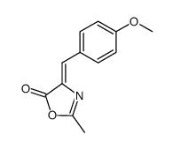 2-甲基-(4z)-(41-甲氧苯亚甲基)-5(4H)-口恶唑酮结构式