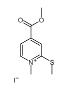 4-(Methoxycarbonyl)-1-methyl-2-(methylthio)pyridiniumiodide Structure