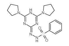 N-(4,6-dipyrrolidin-1-yl-1,3,5-triazin-2-yl)benzenesulfonohydrazide picture