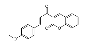 3-[3-(4-methoxyphenyl)prop-2-enoyl]chromen-2-one Structure