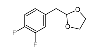 2-[(3,4-二氟苯基)甲基]-(9ci)-1,3-二氧戊环结构式