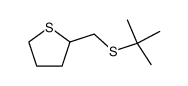 2-((tert-butylthio)methyl)tetrahydrothiophene结构式