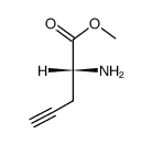 methyl D-propargylglycinate Structure