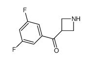 azetidin-3-yl-(3,5-difluorophenyl)methanone Structure