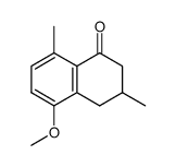 3,4-dihydro-5-methoxy-3,8-dimethyl-1(2H)-naphthalenone结构式