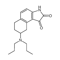 6,7,8,9-tetrahydro-8-(dipropylamino)-3H-benz[e]indole-1,2-dione Structure