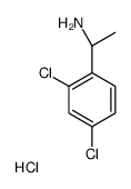 Benzenemethanamine, 2,4-dichloro-.alpha.-methyl-, hydrochloride (1:1), (.alpha.S)- structure