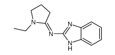 N-(1H-benzimidazol-2-yl)-1-ethylpyrrolidin-2-imine Structure