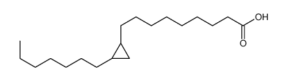 9-(2-heptylcyclopropyl)nonanoic acid Structure