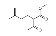 methyl 2-acetyl-5-methylhex-5-enoate结构式