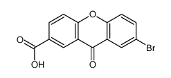 7-bromo-9-oxoxanthene-2-carboxylic acid Structure