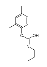 (2,4-dimethylphenyl) N-prop-1-enylcarbamate结构式