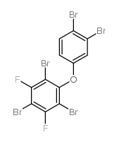 2,3',4,4',6-pentabromo-3,5-difluorodiphenyl ether结构式