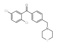 2,5-DICHLORO-4'-THIOMORPHOLINOMETHYL BENZOPHENONE图片