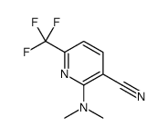 2-(dimethylamino)-6-(trifluoromethyl)pyridine-3-carbonitrile Structure