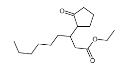 ethyl beta-hexyl-2-oxocyclopentanepropionate structure