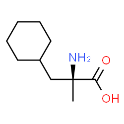 (S)-2-amino-3-cyclohexyl-2-methylpropanoic acid structure