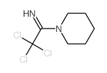 1-Piperidinemethanimine,a-(trichloromethyl)-结构式