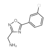 [5-(3-Chlorophenyl)-1,2,4-oxadiazol-3-yl]-methylamine图片