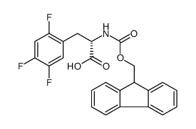 Fmoc-1-2,4,5-三氟苯丙氨酸结构式