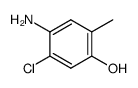 5-chloro-4-amino-2-methyl-phenol Structure