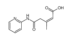 3-methyl-4-[2]pyridylcarbamoyl-cis-crotonic acid结构式