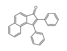 1,2-diphenyl-3H-cyclopenta[a]naphthalen-3-one Structure