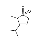 Thiophene, 2,5-dihydro-2-methyl-3-(1-methylethyl)-, 1,1-dioxide (9CI) picture