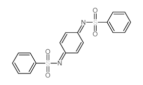 Benzenesulfonamide,N,N'-2,5-cyclohexadiene-1,4-diylidenebis-结构式