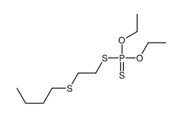 Dithiophosphoric acid O,O-diethyl S-[2-(butylthio)ethyl] ester结构式