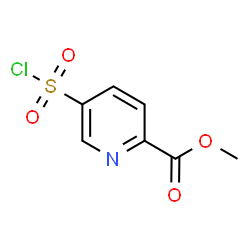 Methyl 5-(chlorosulfonyl)picolinate structure