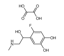 1,2-Benzenediol, 4-fluoro-5-[1-hydroxy-2-(methylamino)ethyl]- (9CI)结构式