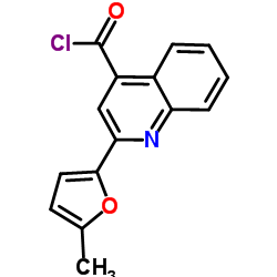 2-(5-Methyl-2-furyl)-4-quinolinecarbonyl chloride picture